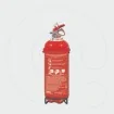 Fire Extinguisher 2 kg Dry Powder ABC 40% - Standard