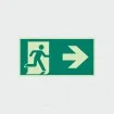 Illumination Sign right exit 32×16 ΕΧ255 Class C (ISO)