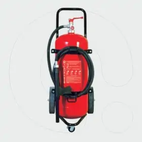 Trolley Fire Extinguisher 50 kg Dry Powder