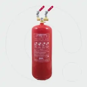 Fire Extinguisher 6 kg Dry Powder Local Application Double Outlet﻿