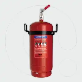 Fire Extinguisher 25 kg Dry Powder Local Appl. Single Outlet